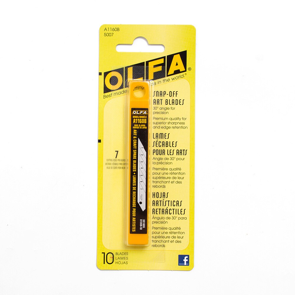 Olfa, Snap-Off, Blade, 18mm, 10 Pack, 5010 AB-10B